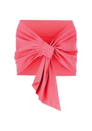 CHIARA BONI La Petite Robe Eva knotted cape - Pink