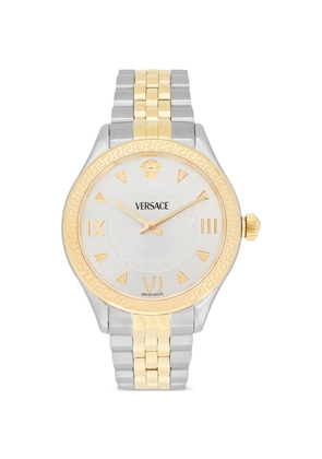 Versace round-face 35mm watch - White