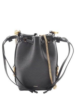 Chloé Pre-Owned 2010-2026 Micro Grained Calfskin Marcie bucket bag - Black