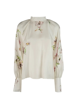 CO.GO floral-print blouse - Neutrals