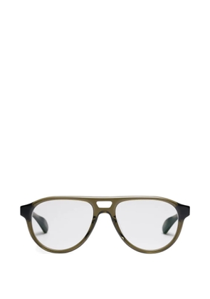 Peter And May Yan pilot-frame glasses - Green