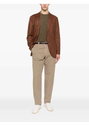 Boglioli notched cotton blazer - Brown