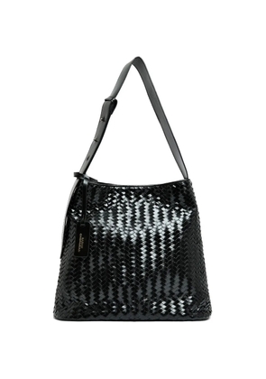 Sarah Chofakian Early Grey woven shoulder bag - Black