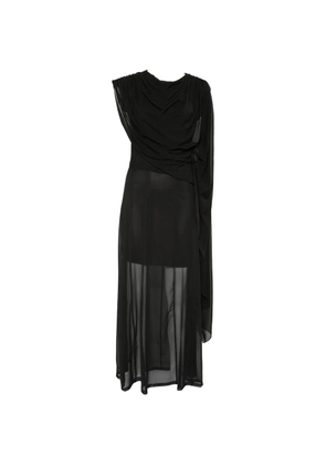 Gestuz draped maxi dress - Black