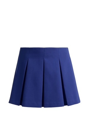 alice + olivia Emilie pleated mini skirt - Blue