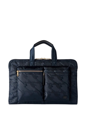 Paul Smith camouflage zip laptop bag - Blue
