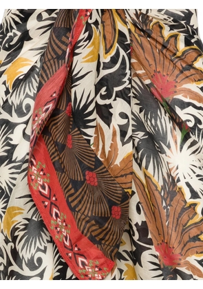 Anjuna floral pareo - Neutrals