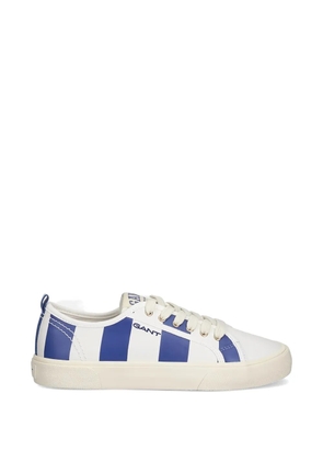 Gant Zoewill striped lace-up sneakers - White