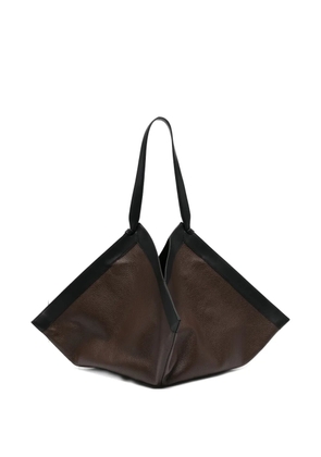 Yuzefi large Wonton shoulder bag - Brown