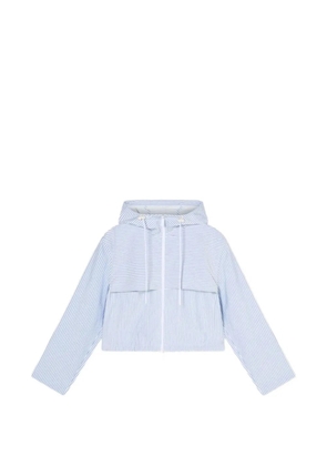 Armani Exchange hooded striped jacket - Blue