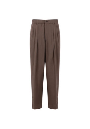 Giorgio Armani pleated trousers - Brown