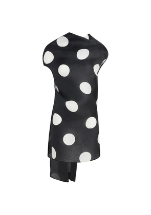 KHAITE polka-dot dress - Black