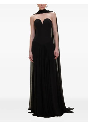 V:PM ATELIER Maddie open-back maxi dress - Black