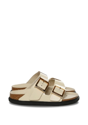 Birkenstock Arizona Droplet buckle leather sandals - Neutrals