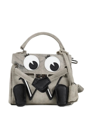 Readymade appliqué top handle tote bag - Grey