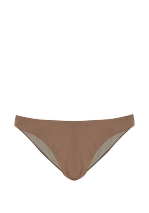 RETHINKIT STUDIOS logo-detail bikini bottoms - Brown