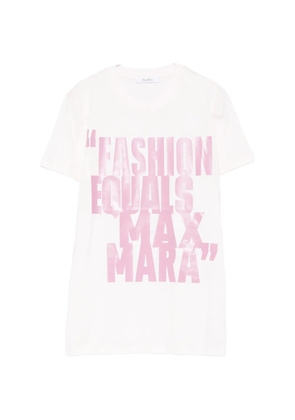 Max Mara lettering T-shirt - White