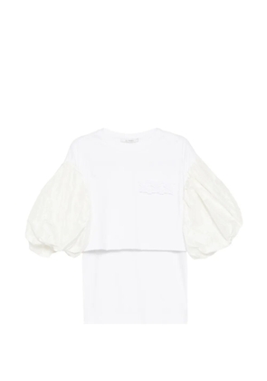 by FANG balloon-sleeves T-shirt - White