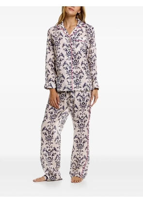 THE LAZY POET tapestry floral nightwear - Neutrals