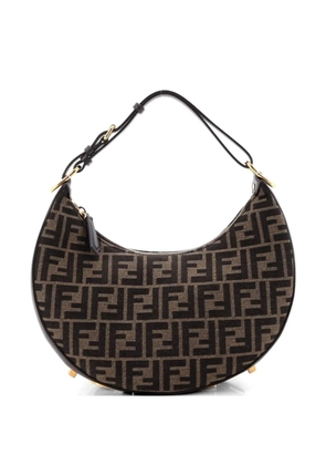 Fendi Pre-Owned Fendigraphy Bag Zucca Canvas Small hobo bag - Brown