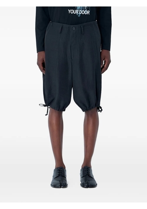 Yohji Yamamoto drawstring shorts - Black