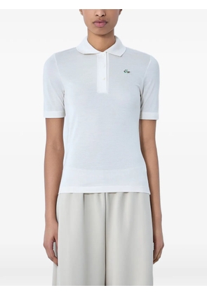 Lacoste piqué-weave polo shirt - Neutrals