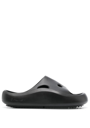 Off-White Meteor rubber pool slides - Black