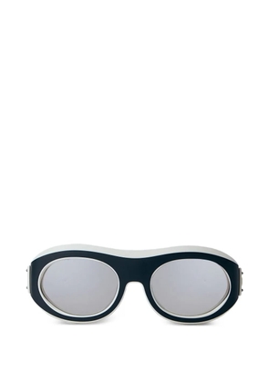 Moncler oval-frame sunglasses - Black