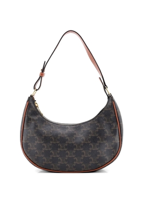 Celine Pre-Owned Ava Bag Triomphe Coated Canvas hobo bag - Brown