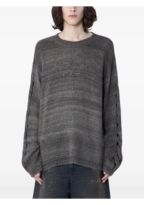 OUR LEGACY open-knit sweater - Brown
