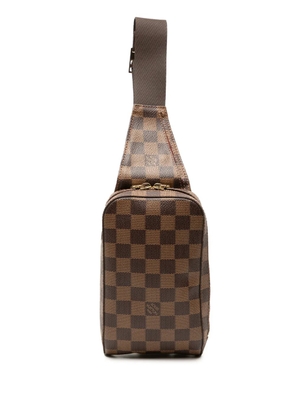 Louis Vuitton Pre-Owned 2004 Damier Ebene Geronimos crossbody bag - Brown