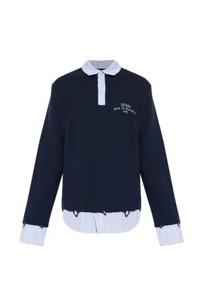 MISBHV distressed polo shirt - Blue