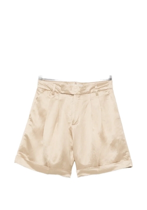 Briglia 1949 Isabellew pleated cuffed shorts - Neutrals