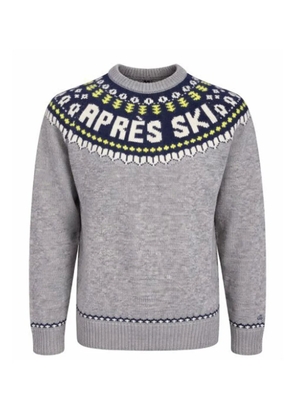 MC2 Saint Barth patterned crew-neck sweater - Grey