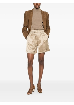 Briglia 1949 Isabellew pleated cuffed shorts - Neutrals