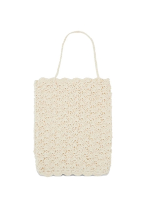 Niccolò Pasqualetti crocheted-design tote bag - Neutrals