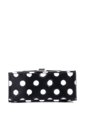 Balenciaga Pre-Owned Hourglass Top Handle Bag Printed Leather Small satchel - Black