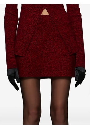 Et Ochs Iris a-line skirt - Red