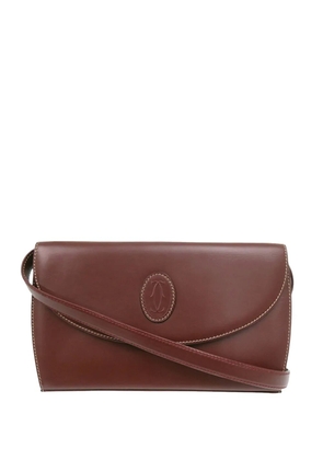 Cartier 20th Century Leather Must De Cartier crossbody bag - Red