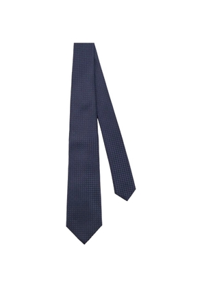 Kiton patterned tie - Blue