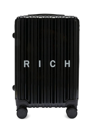 John Richmond logo-stamp suitcase - Black