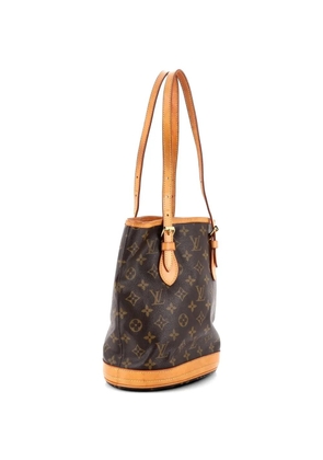 Louis Vuitton Pre-Owned Petit Monogram Canvas bucket bag - Brown