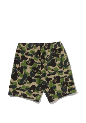 A BATHING APE® camouflage pattern track shorts - Neutrals