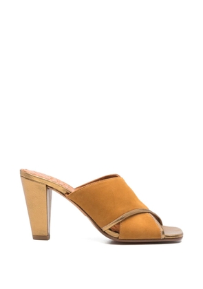 Chie Mihara criss cross mules - Neutrals