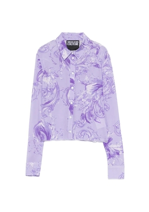Versace Jeans Couture baroque-print shirt - Purple