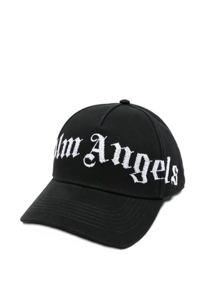 Palm Angels logo baseball cap - Black