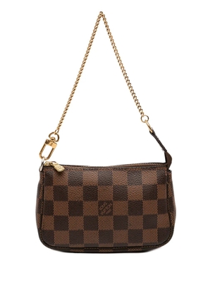 Louis Vuitton Pre-Owned 2014 Damier Ebene Mini Pochette Accessoires handbag - Brown