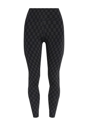 By Malene Birger Polene monogrammed high-waisted leggings - Black