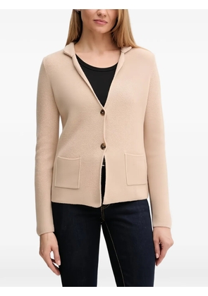Benetton patch-pocket cardigan - Neutrals