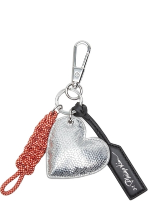 3.1 Phillip Lim heart braid keyring - Silver